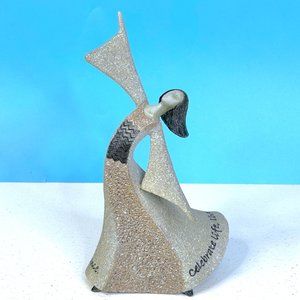 Vintage Art Stone By Carson Celebrate Life 8.5" Figure Figurine‎